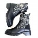 Chanel Tweed Boots 